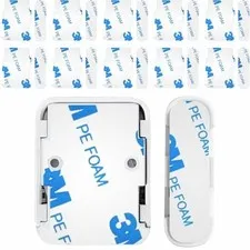 Safe Entry Sensors Replacement Adhesive Strips 10 Pack Pre-Cut Tape SimpliSafe