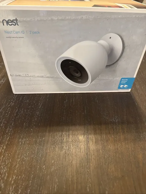Nest NC4200US Cam IQ Outdoor Smart Wi-Fi Security Camera - 2 Pack