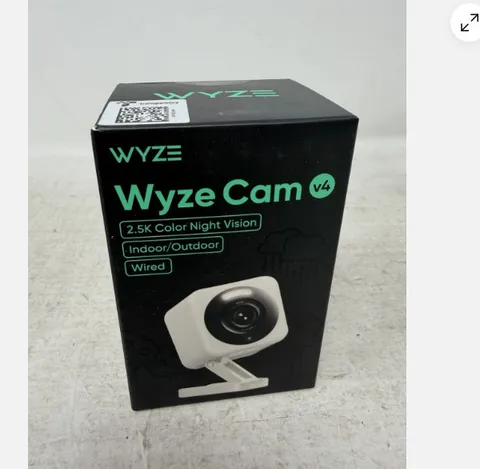Wyze Cam v4 - 2.5K QHD Indoor/Outdoor WiFi Smart Security Camera