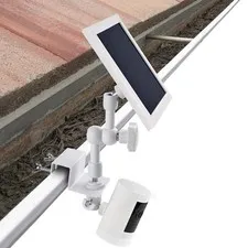 2-in-1 Gutter Mount for Solar Panel, Stick Up Cam Battery, Spotlight Cam and ...