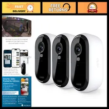 Wireless Outdoor Security Cameras 1080p HD - Battery-Powered, Person Detection,