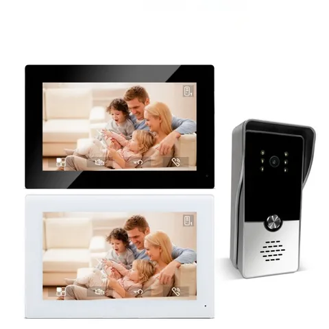 Wired Door Intercom System Villa Doorbell Door Phone Entry Access Unlock 4-Wire