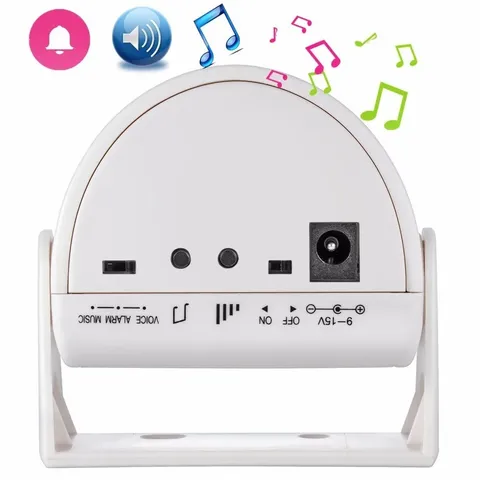 Wireless PIR Motion Sensor Doorbell - 32 Chime Options, Adjustable Volume Alarm