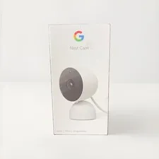 Google Nest Cam 2nd Gen. Indoor Wired Security Camera (Snow) GA01998-US (SEALED)