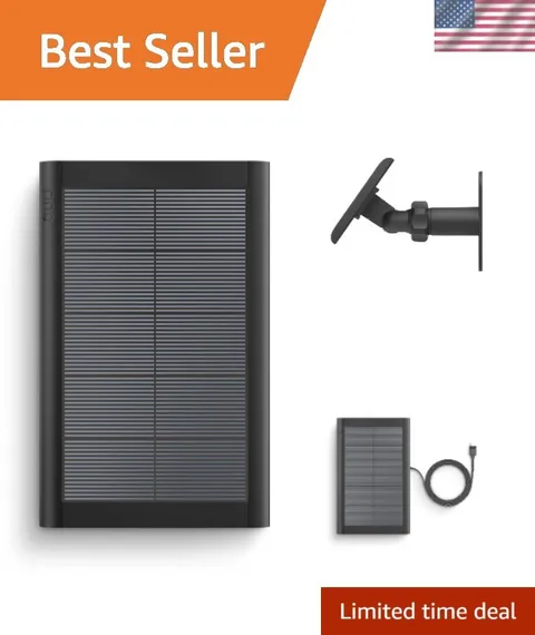 Small Solar Panel, 1.9W for Outdoor Cam Plus, Outdoor Cam Stick Up Cam, Stick...