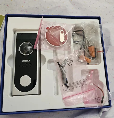 Lorex  LNWDB1 1080p Wired HD Video Doorbell open Box Never Used Parts or Repair