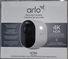 Arlo Ultra 3 UHD 4K Wire-Free Add-on Security Camera - VMC5050-100NAS Mag Mount
