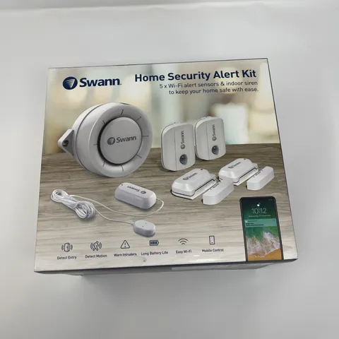 Swann SWIFI-ALARMKITA-GL Home Security Alert Kit Siren & Sensors