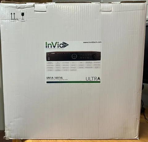 InVid UN1A-16X16L 16 Channel NVR 8TB Hard Drive