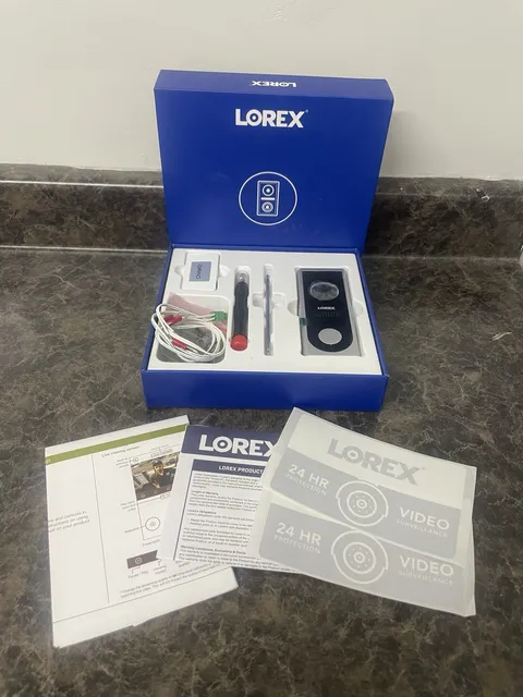 Lorex Wired Video Doorbell Black 1080p doorbell Model No. LNWDB1 (Open Box)
