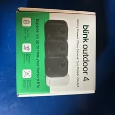 NEW!!! Blink Outdoor 4 Wireless HD Smart 1080p Security Camera - 5 Camera System