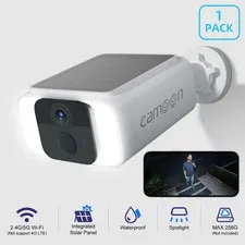 Dual Band WiFi6 Solar Battery Power Wireless Security Camera 4MP Outdoor camera