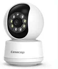 Smart Security Camera, 1080P Home Security Camera, Pan & Tilt 2.4Ghz Indoor IP C