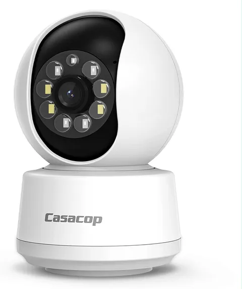 Smart Security Camera, 1080P Home Security Camera, Pan & Tilt 2.4Ghz Indoor IP C