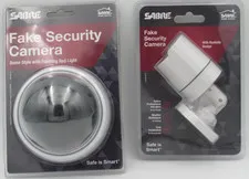 LOT OF 2 SABRE FAKE SECURITY CAMERAS  IN SEALED PACKAGES