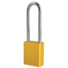American Lock 045-A1107YLW Aluminum Padlock with 3 in. Shackle Yellow