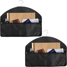 2 Pack Hanger Diversion Safe, Hidden Pocket for Valuables Fits under Hanging
