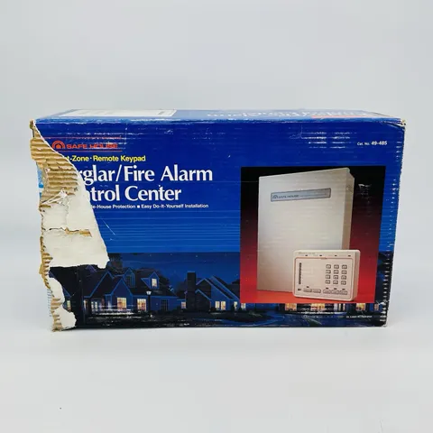 Radio Shack Safe House 49-485 Alarm Control Center 49-484 Keypad Open Box