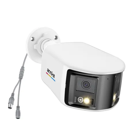 5MP Analog Dual-Lens Security Camera, 180°Wide Angle, Smart Dual Light, 130dB...
