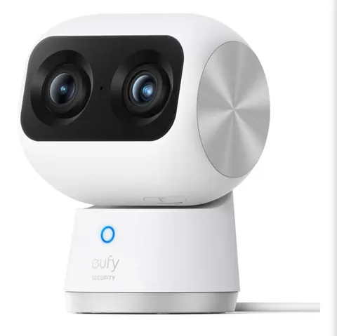 eufy Security 4K Indoor Cam S350, No Subscription, Dual Cameras, 8× Zoom, 360° C