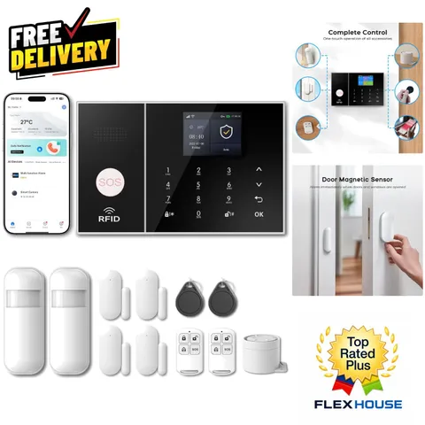 Expandable Security Alarm System: Connect Up to 100 Sensors for Total Safety