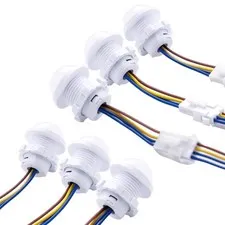 Motion Sensor Switch PIR Wall Ceiling Mount 30s AutoOff 85265V 40W 6 PCS