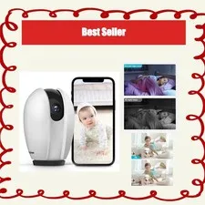 LaView 2K Security Camera with Color Night Vision, Indoor WiFi, Alexa Compatible