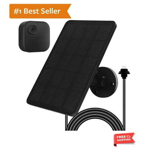 Adjustable Mount Solar Panel for Blink 4 - Reliable Outdoor Power Supply