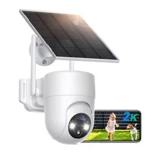 Solar Camera Outdoor Wireless, 2.4G WiFi Security Cameras for Home Security, ...