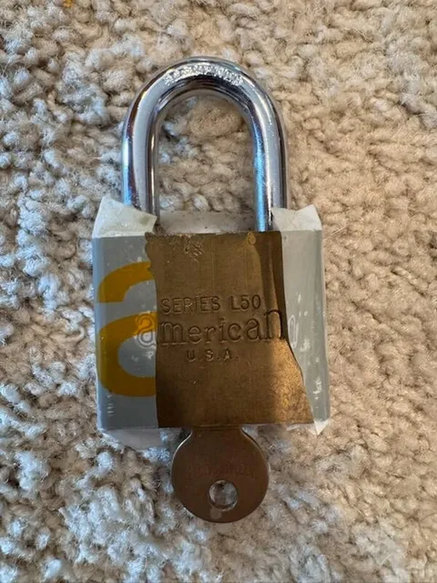 American Locks L-50 Series Padlock 3" with 1 Key-D593