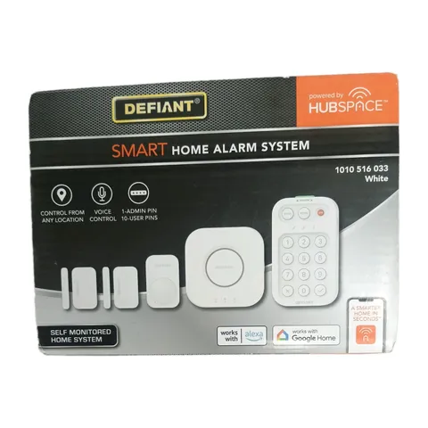 NEW Defiant Smart Home Alarm Sys. Pwrd by Hubspace - Self Monitored 1010 516 033