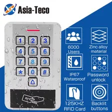Access Control Backlight Waterproof IP68 Metal Door Standalone Access Control 60
