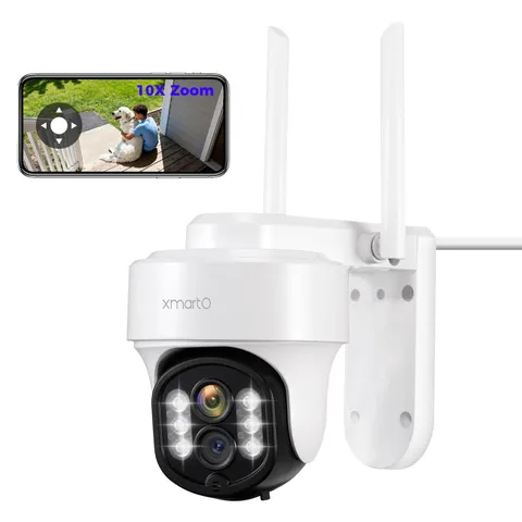 10X Zoom 2K HD 24/7 Recording Security Camera with Auto Tracking