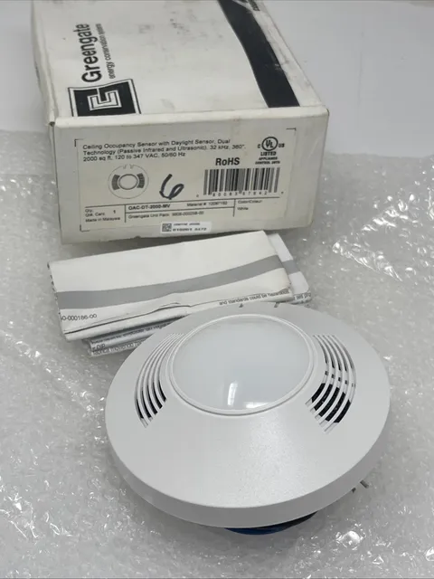 Greengate Cooper Controls OAC-DT-2000-MV Ceiling Occupancy Sensor, New