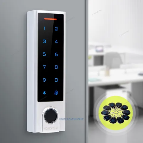HOMSECUR Waterproof IP66 APP WIFI Fingerprint Access Control 125Khz Metal Case