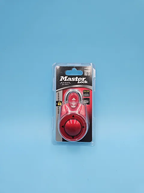 Red Master Lock Speed Dial Resettable Combination 1500iD Directional Movement