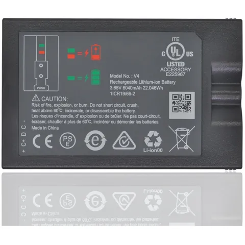 New V4 Battery 3.65V 6040mAh for Ring Doorbell