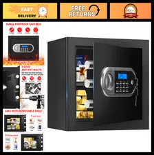1.3 Cuft Fireproof Safe for Home, Anti-Theft Water Resistant, Digital Lock, Smar