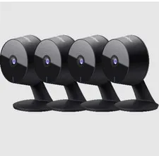 LaView Security Cameras 4pcs Home Security Camera Indoor 1080P LV-PWF1 - Black