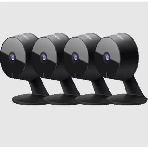 LaView Security Cameras 4pcs Home Security Camera Indoor 1080P LV-PWF1 - Black