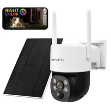SDP3034 Night Color 2K QHD Solar Wire-Free PTZ Security Camera, Outdoor WiFi ...