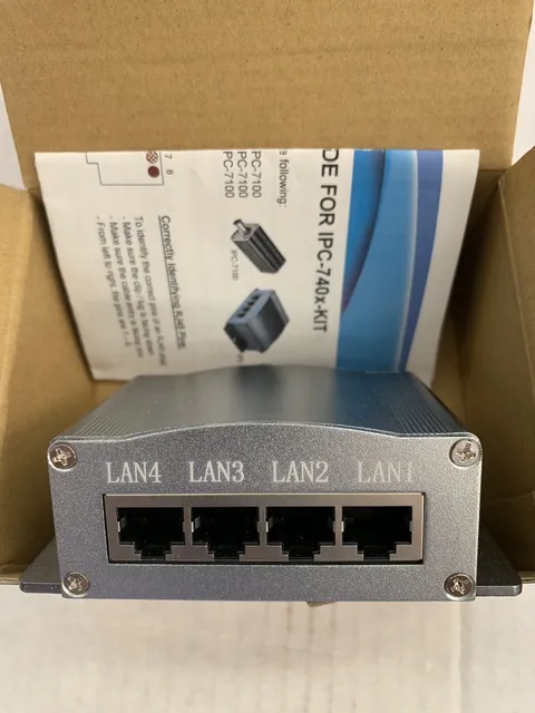 Ethernet over Coax Passtive Extender 4 Channel IPC-7400