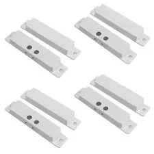 4 Sets NC Wired Door Alarm Magnetic Contact Sensor with Double Side Tape