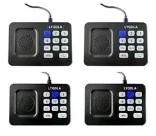 Wireless 2-Way Intercom System Full Duplex,1400 Feet Range