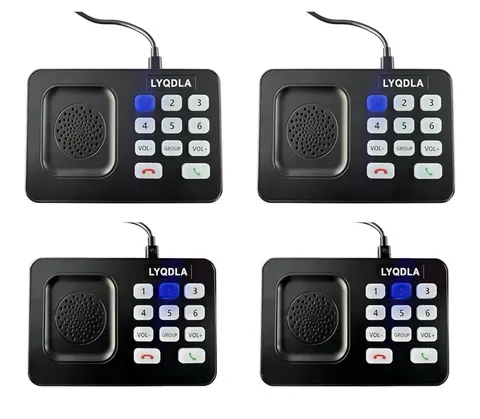 Wireless 2-Way Intercom System Full Duplex,1400 Feet Range