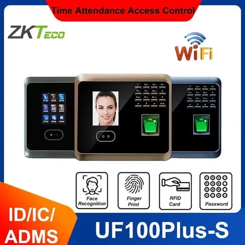 ZKTeco UF100Plus-S WiFi ID/IC/ADMS Fingerprint Face Recognition Time Attendance