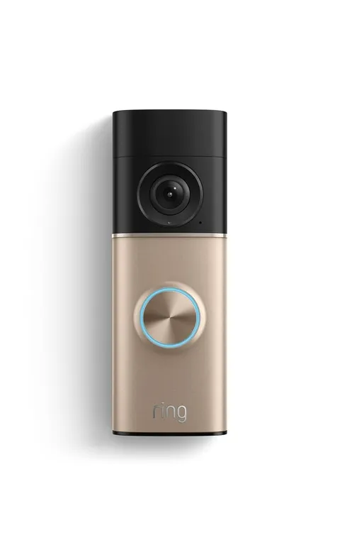 Ring Wired Doorbell Pro (3rd Gen) Retinal 4K Clear Video Polished Sandstone
