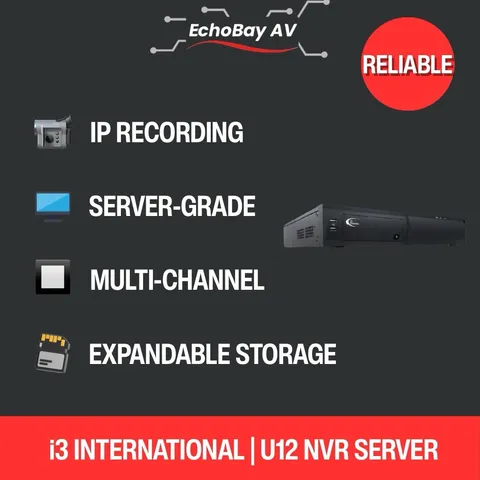 i3 International U12 Network Video Recorder (NVR)