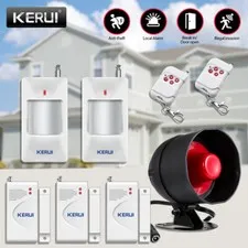 KERUI Home Siren Security Alarm System with 2 Motion Detector 3 Door Sensor