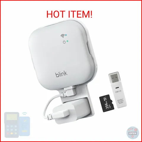 256GB MicroSD Card and Sync Module XR Mount, No-Drilling Mount for Blink Outdoor